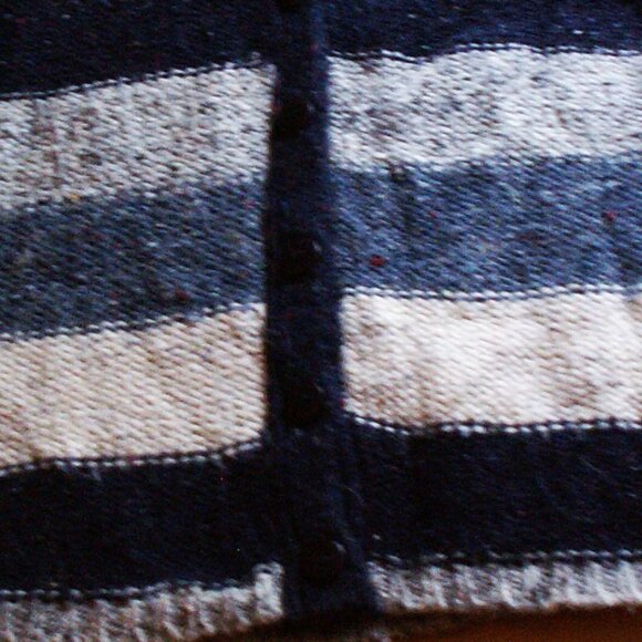 SWEET WOVEN EARTHY TONES CARDIGAN VEST M - Picture 2 of 2